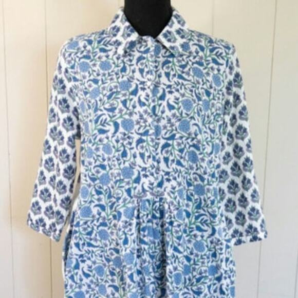 Ro's Exclusive Cornflower Blue Brooklyn Long Dress Size Medium - Picture 4 of 8